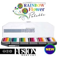 Fusion Body Art Leanne's Flower Rainbow Palette